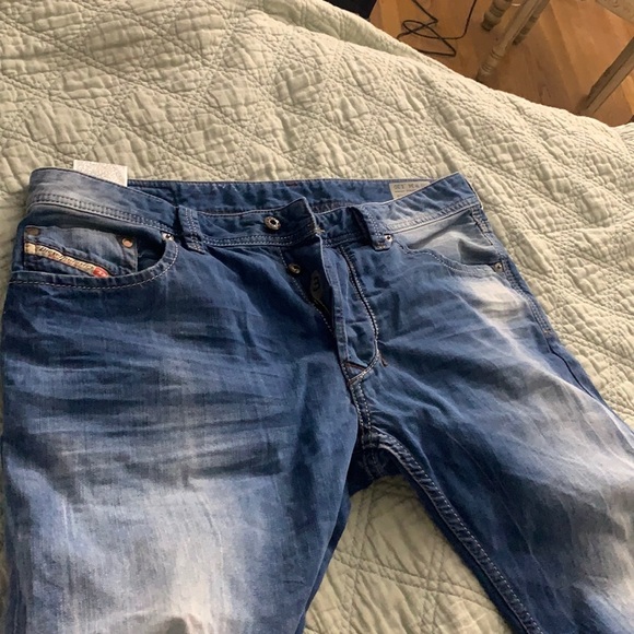 Larkee diesel jeans blue and light blue regular